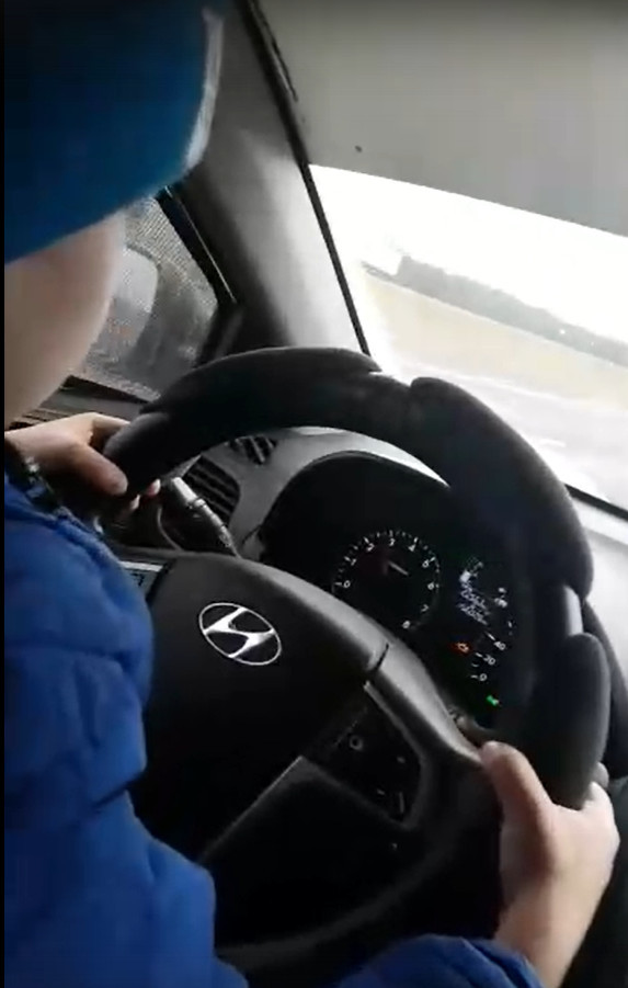 Скриншот из видео в соцсетях